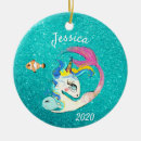Recherche de mermaid ornements Scintille