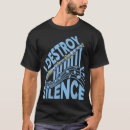 Recherche de silence tshirts Instrument