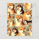 Recherche de inus shiba cartes postales Chiot