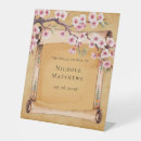 Recherche de conception florale vintage posters Mariée