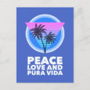 Recherche de rétro surf cartes postales Palmier