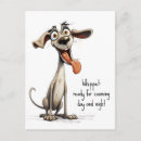 Recherche de whippet cartes postales Mignon