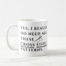 Recherche de point de croix tasses Broderie