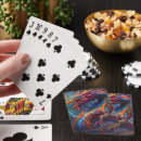 Recherche de dragon bleu jeux de cartes Vintage