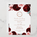 Recherche de dark floral mariage invitations Élégant