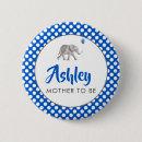 Recherche de éléphant bleu badges Baby shower d'éléphant