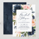 Recherche de navy bridal shower invitations Botanique