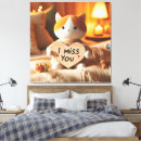 Recherche de confortable impressions sur toile Chat