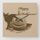 Recherche de halloweenie horloges Chat