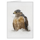 Recherche de faucon vœux cartes Hiver