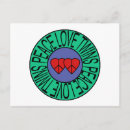 Recherche de peace and love cartes postales Paix