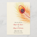 Recherche de beau paon invitations Plume