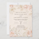 Recherche de floral beige invitations Vintage