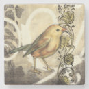 Recherche de arrière plan vintage dessous de verres Oiseau