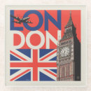 Recherche de londres dessous de verres Drapeau britannique