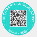 Recherche de person autocollants Code qr