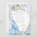 Recherche de cendrillon invitations Bleu