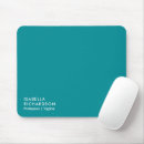 Recherche de turquoise simple tapis souris Chic