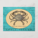 Recherche de crabe bleu cartes postales Littoral