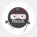 Recherche de anniversaire karaté autocollants Ninja