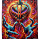 Recherche de halloween rideaux douche Citrouille