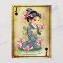 Recherche de fille japonaise cartes postales Fleurs