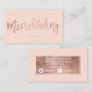 Recherche de microblading cartes visite Typographie