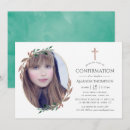 Recherche de rustique confirmation invitations Aquarelle