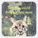 Recherche de yeux de tigre autocollants Jungle