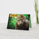 Recherche de amour drôle vœux cartes Singe
