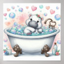 Recherche de hippopotames posters Pour enfants