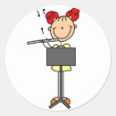 Recherche de flute autocollants Musique