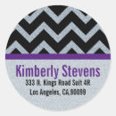 Recherche de chevrons noirs et blancs autocollants Moderne