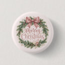 Recherche de noël rose badges Pour elle