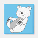 Recherche de ours blanc magnets Ours de nounours