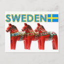 Recherche de décor cheval cartes postales Suède