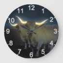 Recherche de noir brillant horloges Fluorescent