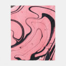Recherche de rose et noir couvertures plaids Abstrait