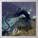 Recherche de vue satellite posters Îles