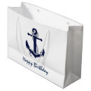 Recherche de ancre marine sacs cadeaux Blanc