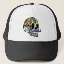 Recherche de dia de los muertos casquettes Crâne de sucre