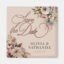 Recherche de rose de fleur mariage magnets Élégant