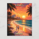 Recherche de coucher du soleil de miami cartes postales Voyage