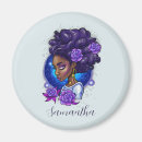 Recherche de cheveux noirs magnets Afro américain