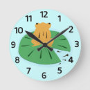 Recherche de dessin de grenouille horloges Pour enfants