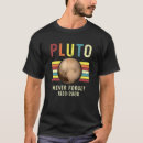 Recherche de planète pluton tshirts Oublier