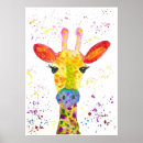 Recherche de aquarelle girafe posters Jungle