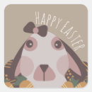 Recherche de dîner de pâques autocollants Lapin