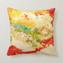 Recherche de paysage abstrait coussins Coloré