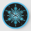 Recherche de flocons de neige horloges Congelé